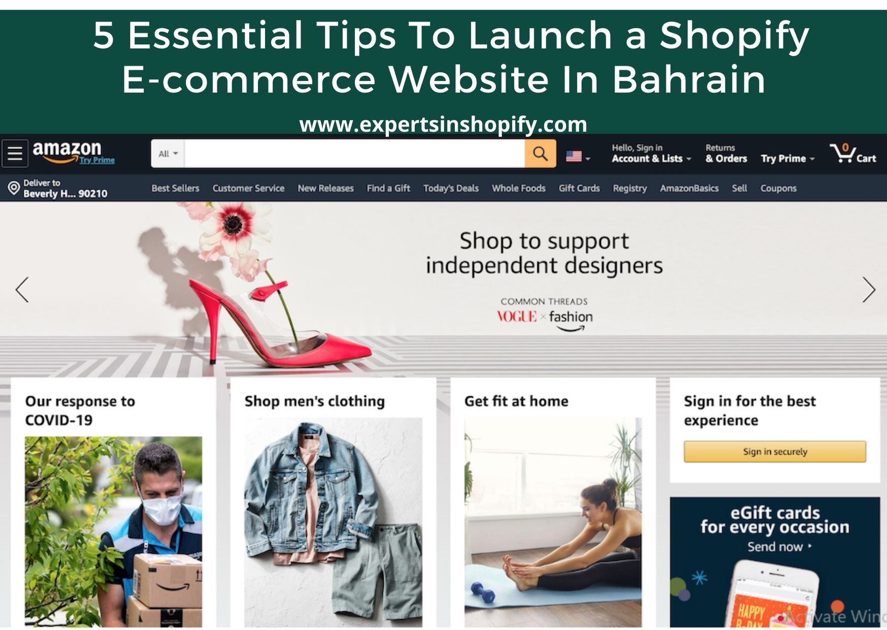 Shopify e-commerce Bahrain