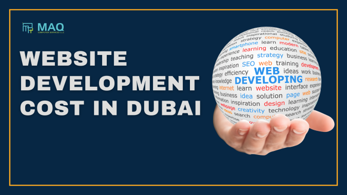 Website development cost in Dubai